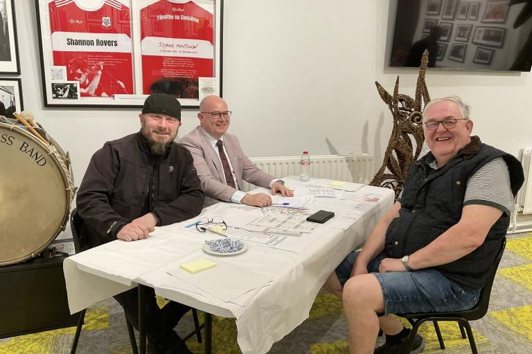 Business & Tourism David Spain and Brian O' Neill with Martin Grac