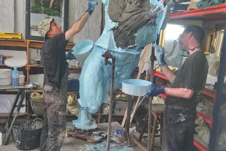 mould being made