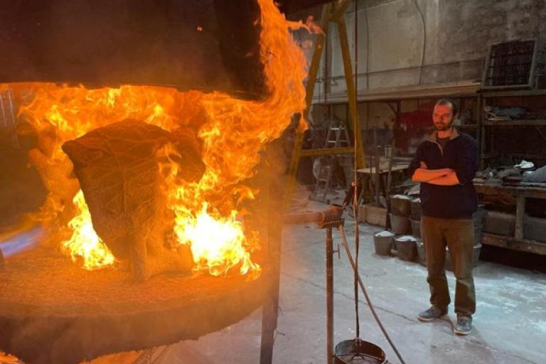 wax melting