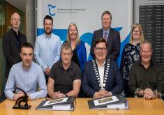 Contract Signing for Water Sports Facility  at Dromineer, Nenagh